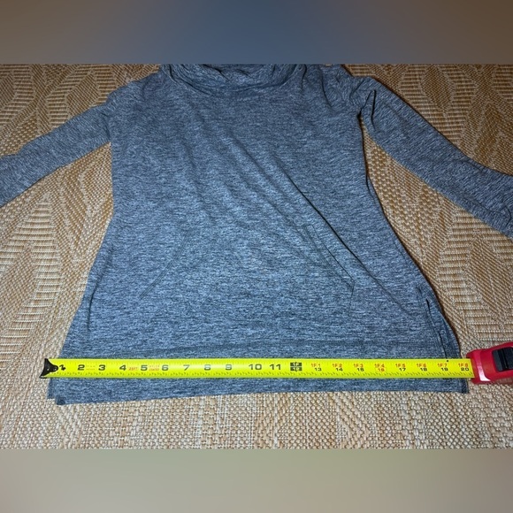 Aerie Just Add Leggings Cowl Neck Pullover Long Sleeve Gray Sweater,Size XS - Picture 6 of 11